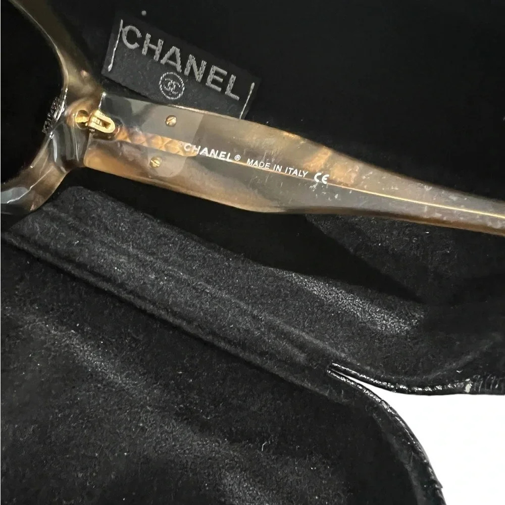 Chanel 5102c 871 Opal Light Brown With Case Vintage - Picture 4 of 8